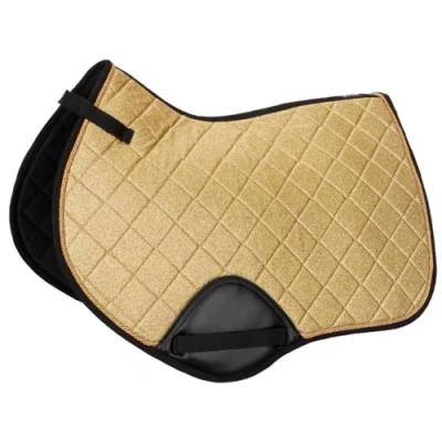 Afbeelding van Start Seville paardenzadeldek, zadeldeken paard, barok zadeldek incl. sierkoord, warmbloed paard voor dressuur (DR) &amp; veelzijdigheid (VS) (goud, veelzijdigheid)