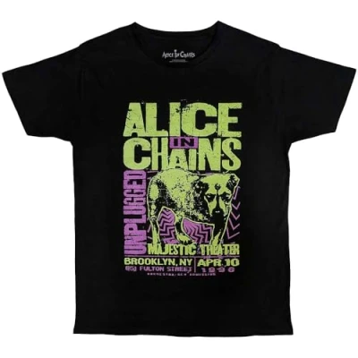 Afbeelding van Alice In Chains Unplugged Dog Heren T shirt S Zwart