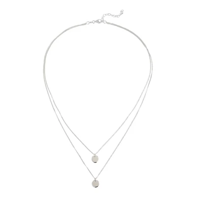 Afbeelding van Elli Layer LOOK Ketting silvercoloured, Dames, Maat: 45, Silver coloured