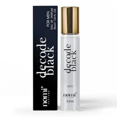 Afbeelding van Nomi Perfume voor heren, 33 ml, (Dedeco Black) Eau de parfum met 20% geuroliën, bestuurders en auto