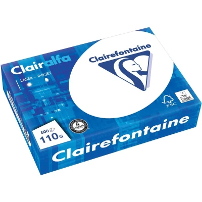 Afbeelding van Kopieerpapier Clairefontaine Clairalfa A4 110gr wit 500vel