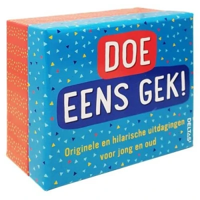 Afbeelding van Deltas Doosje met kaarten Doe eens gek,