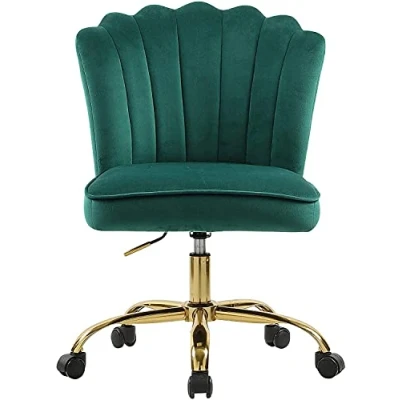 Afbeelding van SEPNINE Bureaustoel thuis, bureaustoel, in hoogte verstelbaar, ergonomisch, voor computer, kantoor, slaapkamer, commode, woonkamer, groen