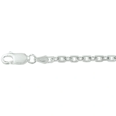 Afbeelding van Zilveren Ketting Anker Geslepen 2,8 mm x 45 cm lang