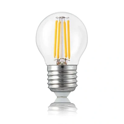 Afbeelding van hellum LED lamp, filament, E27 fitting, warm wit 2700 K, 4 W, helder, 10 pack, 209112