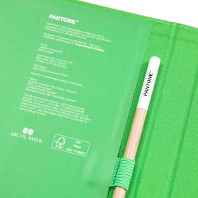Afbeelding van Copenhagen Design Notitieboek met Potlood Green 2422 C Papier Groen