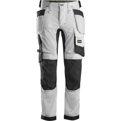 Afbeelding van Snicker 6241 AllroundWork Stretch Werkbroek met Holsterpockets Wit 104