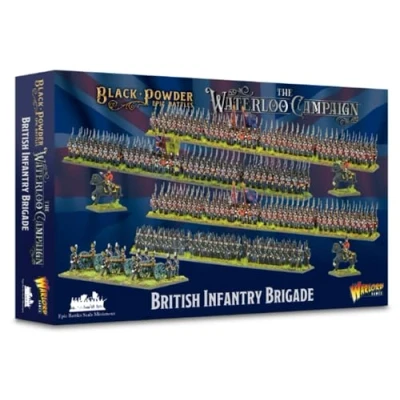 Afbeelding van Warlord Games British Infantry Brigade Epische schaal Plastic Miniaturen voor Zwart Poeder Zeer Gedetailleerde Napoleontische Tijdperk Tafel top Wargaming