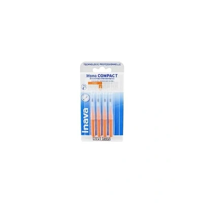 Afbeelding van Inava Mono Compact 4 Tandenborstels (Maat : ISO3 1,2 mm)