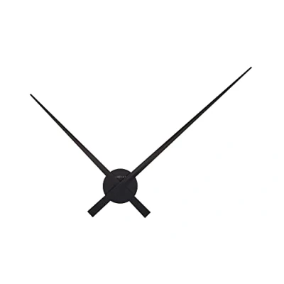 Afbeelding van Wandklok NeXtime dia. 85 cm, aluminium, zwart, Hands