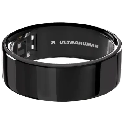 Afbeelding van Ultrahuman Ring Air Aster Black Ringmaat 6 Smart Slaap Tracking Hartslag &amp; Temperatuur Monitoring, Volg Slaap, Beweging Herstel
