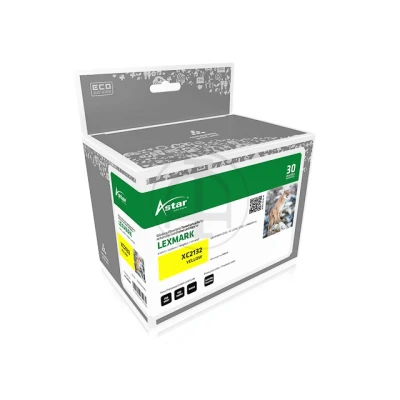 Afbeelding van As20086 Astar Lexmark 24B6010 Xc Toner Geel Rebuilt