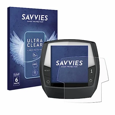 Afbeelding van Savvies (6 Stuks) Schermbeschermer voor Bosch Intuvia Active/Performance Line Screen Protector Ultra Transparant