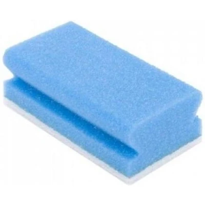 Afbeelding van Betra Schuurspons Met Greep Blauw / Wit Pak á 10 stuks Sponzen