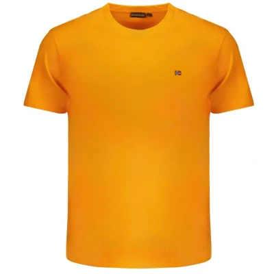 Afbeelding van Napapijri Salis Tshirt basic, Heren, Maat: Small, Orange marigold
