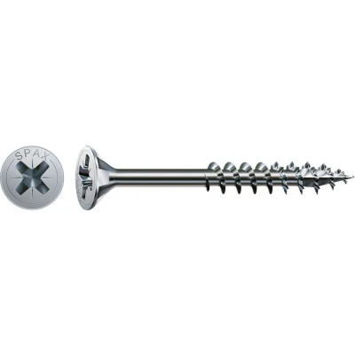 Afbeelding van Spax spaanplaatschroef vz pk 4.0x80mm pz2