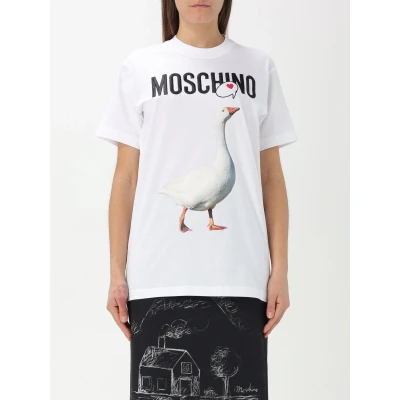 Afbeelding van Goose Graphic Tee Wo White T Shirts