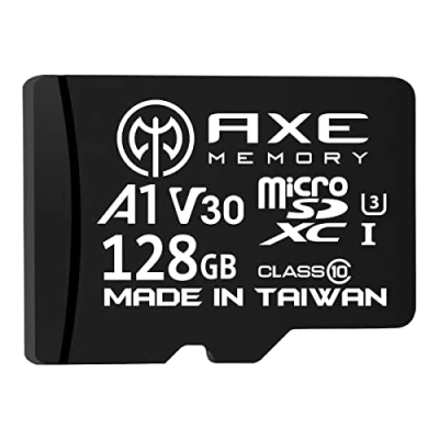 Afbeelding van AXE MEMORY 128GB Micro SD kaart 4K Ultra HD Video Hoge snelheid MicroSDXC tot 95MB/S A1 V30 UHS I U3