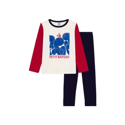 Afbeelding van Petit Bateau Pyjama soir/multicolored voor kinderen, Maat: 116, Soir/multi colored