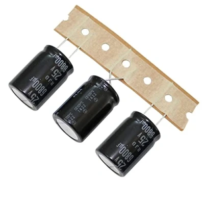 Afbeelding van 5 x Elko radiale condensator 6800 µF 25 V elektrolytische tot 105 C 6800uF capaciteit van Elna