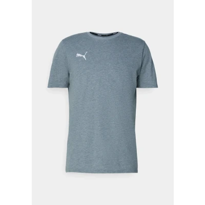 Afbeelding van Puma Teamgoal Casuals TEE Tshirt basic, Heren, Maat: Medium, Medium gray heather/white