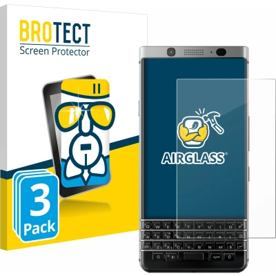 Afbeelding van BROTECT Screenprotector voor BlackBerry Keyone Folie Beschermfolie Beschermglas transparant (3 Stuks)