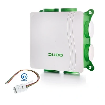 Afbeelding van Duco ducobox silent woonhuisventilator 400m3 h vocht boxsensor 0000 4237