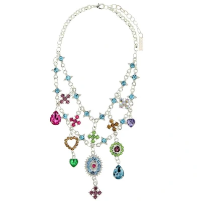 Afbeelding van Behave Ketting multi color met stenen hangers