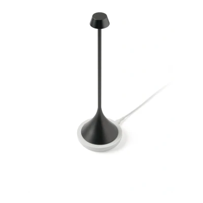 Afbeelding van Lexon Steli Shade draadloze tafellamp 28,6 cm x Ø7,7 Donkergrijs