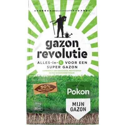 Afbeelding van Pokon Gazon Revolutie Gazonherstel 4 kg