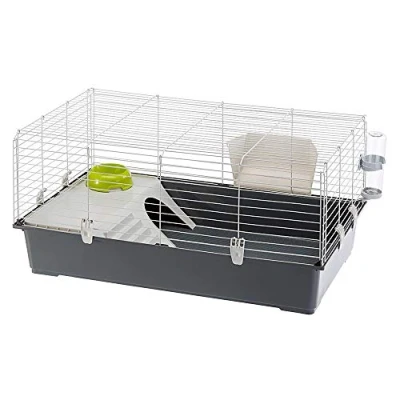 Afbeelding van Ferplast Rabbit 100 Konijnenkooi Grijs 95 x 57 46 cm