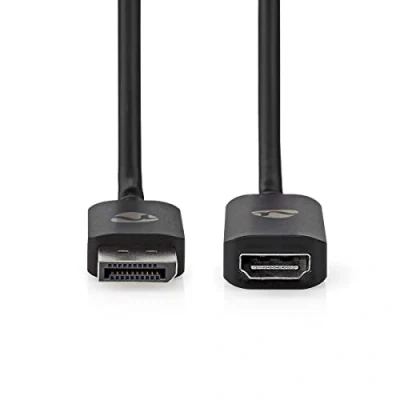 Afbeelding van DisplayPort naar HDMI adapterkabel Nedis 0.2 meter (Adapter, 1.4)
