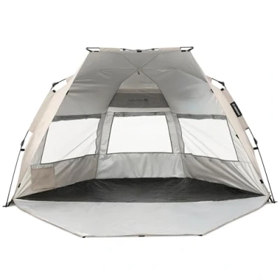 Afbeelding van Deryan Up To Go Pop Strandtent Anti UV 50+ Zilver