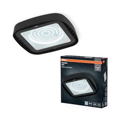 Afbeelding van OSRAM Highbay Ufo 130W 865 IP65 Black 4099854429330 LED halverlichting 130.00 W Zwart