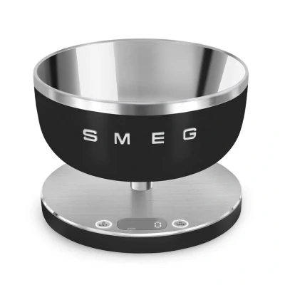 Afbeelding van SMEG Digitale Keukenweegschaal Mat Zwart