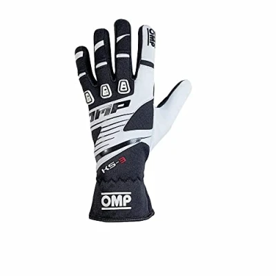 Afbeelding van Omp OMPKK02743E076L My2018 Ks 3 handschoenen, zwart/wit, maat L