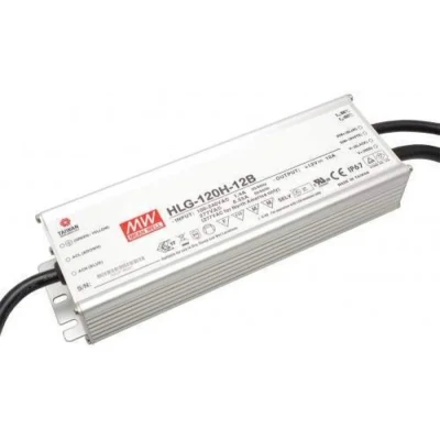Afbeelding van Mean Well HLG 120H 12B LED driver, transformator Constante spanning, stroomsterkte 120 W 10 A 6 12 V/DC Dimbaar, PFC schakeling,