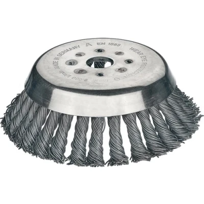 Afbeelding van Lessmann Staaldraadborstel d. 155 mm draaddikte 0,5 staal 12 gat 20 10.000 omw/min 1 stuk 4752M001