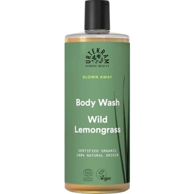 Afbeelding van Urtekram Body Wash Alle huidtypes Wilde Citroengras 500 ml, Veganistisch, Biologisch, Natuurlijke Oorsprong, 500ml