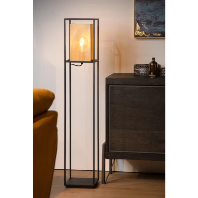 Afbeelding van Lucide SANSA Vloerlamp 1xE27 Zwart