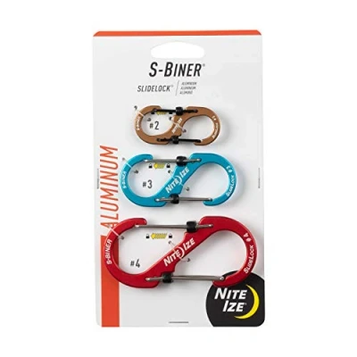 Afbeelding van Nite Ize S Biner Slidelock Karabijnhaken 3 pack Multicolour Overige Accessoires