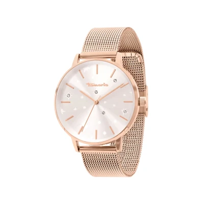 Afbeelding van Tamaris Shiny Stars Horloge Rose goldcoloured, Dames, Maat: One Size, gold/coloured