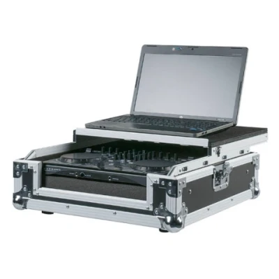 Afbeelding van Showgear Universele case voor 2 kanaals DJ controller met laptop plaat