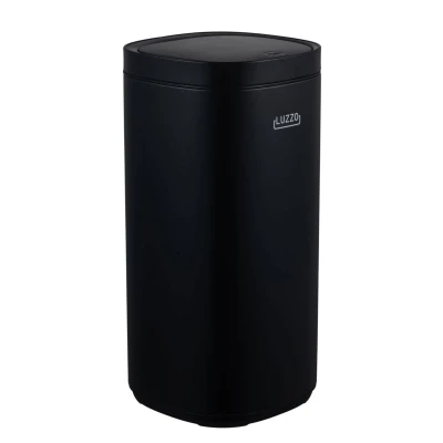 Afbeelding van Luzzo® Square Touch Prullenbak 40 liter Zwart