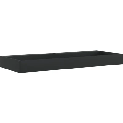 Afbeelding van vidaXL Wastafel 120x46x11 cm gegoten mineraal/marmer matzwart