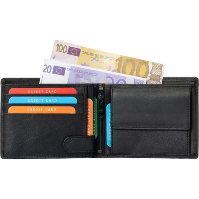 Afbeelding van portemonnee Heren jongens Mannen cadeautjes Cadeau voor man portefeuille Gadgets verjaardag hem Kado Kerst Kerstcadeau