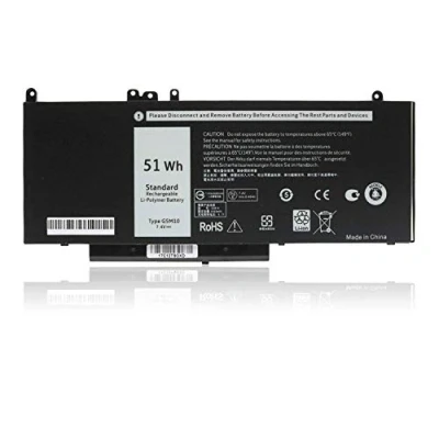 Afbeelding van ASKC 51WH G5M10 Laptop batterij voor Dell Latitude E5450 E5550 Notebook 15.6&quot; Series 8V5GX R9XM9 WYJC2 1KY05 7.4V 4 Cell