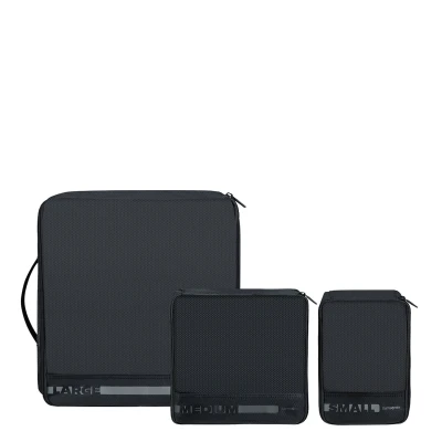 Afbeelding van Samsonite Pack Sized Set Of 3 Packing Cubes black