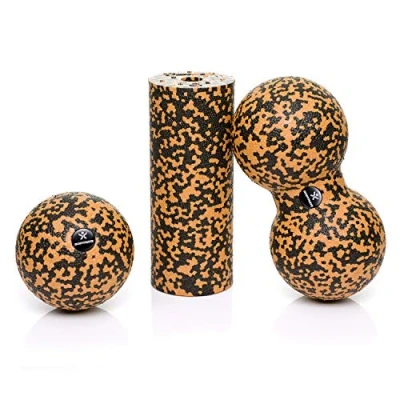 Afbeelding van BODYMATE mini set: fasciarol lengte 15 x diameter 6 cm; bal 8 duobal cm verschillende kleuren
