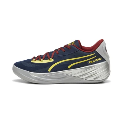 Afbeelding van All Pro NITROâ¢ Polar Express basketbalschoenen, Blauw/Rood/Goud, Maat 51 PUMA